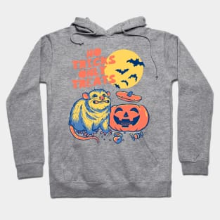 Halloween Possum | No Tricks Only Treats | White BG Hoodie